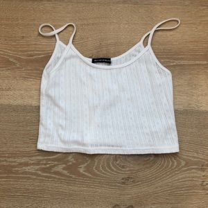 Brandy Melville white cropped cami